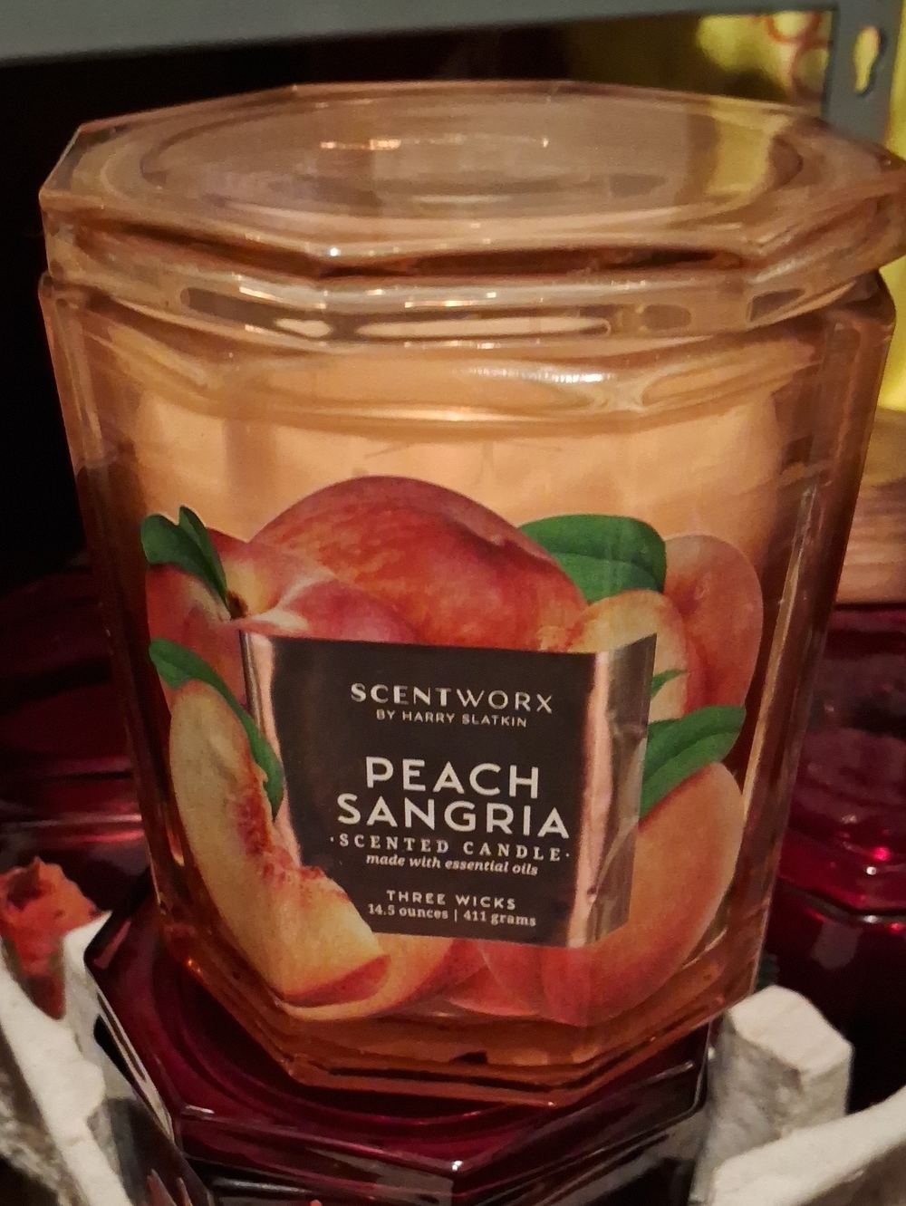 Peach Sangria Scented Candle - Peach